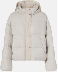 Brunello Cucinelli - Cashmere-Blend Down Jacket - Lyst