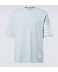 Thom Browne - T-Shirt 4-Bar Aus Baumwoll-Jersey - Lyst
