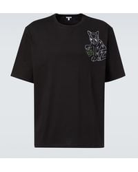 Loewe - X Louis Wain T-Shirt Aus Baumwoll-Jersey - Lyst