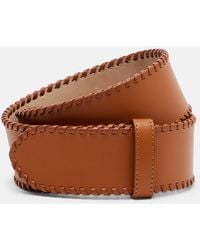KHAITE - Theo Leather Belt - Lyst