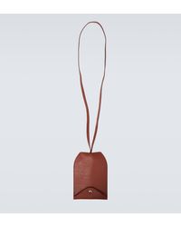 Lemaire - Envelope Leather Pouch - Lyst