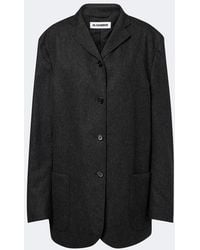 Jil Sander - Wool Flannel Jacket - Lyst