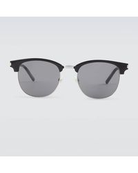 Saint Laurent - Sl 108 Half-frame Sunglasses - Lyst