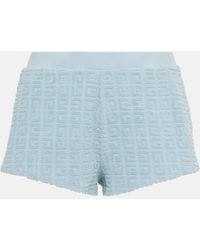 Givenchy - Shorts 4G Plage aus Frottee - Lyst