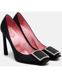 Roger Vivier - Trumpette 100 Satin Pumps - Lyst