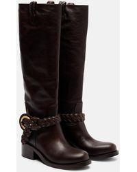Zimmermann - Helix 40 Leather Knee-High Boots - Lyst