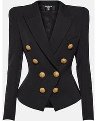 Balmain - 8 Buttons Jacket With Fitted Waist - Lyst