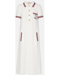 Valentino Garavani - Cady Couture Midi Dress - Lyst