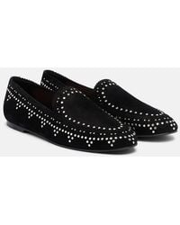 Aquazzura - Mocasines Skye De Ante Con Tachuelas - Lyst