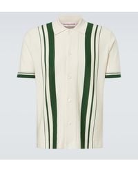 Orlebar Brown - Tiernan Striped Cotton Bowling Shirt - Lyst