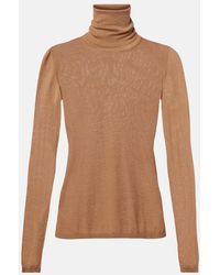Max Mara - Saluto Virgin Wool Turtleneck Sweater - Lyst