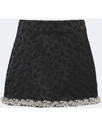 Jonathan Simkhai - Idina Embellished Floral Miniskirt - Lyst