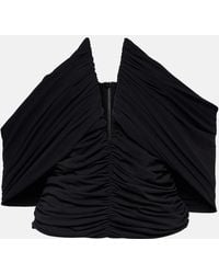 Magda Butrym - Off-Shoulder-Top Aus Jersey - Lyst