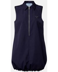 Prada - Poplin Polo Dress - Lyst
