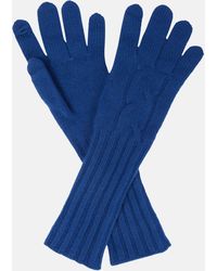 Loro Piana Handschuhe aus Kaschmir - Blau