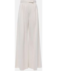 Max Mara - Zinnia Jersey Wide-Leg Pants - Lyst