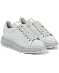Alexander McQueen Sneakers in similpelle - Bianco