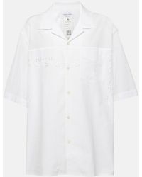 Marine Serre - Regenerated Household Cotton Bowling Shirt - Lyst