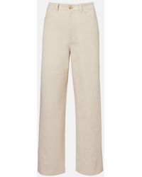 TOTEME - Mid-Rise Wide-Leg Jeans - Lyst