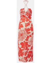 Faithfull the Brand - Tortugas Floral Linen Maxi Dress - Lyst