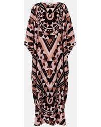 PUCCI - Manuba Silk Crepe De Chine Kaftan - Lyst