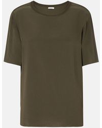 JOSEPH - Rubin Silk Crepe T-Shirt - Lyst