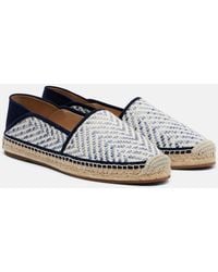 Manolo Blahnik - Espadra Raffia-Effect Espadrilles - Lyst