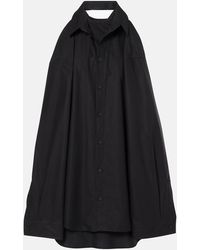 Balenciaga - Suspended Cotton Shirt Dress - Lyst
