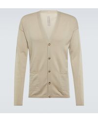 Rick Owens - Peter Wool And Cotton Cardigan - Lyst