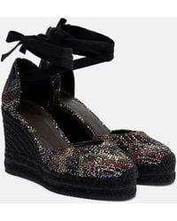 Missoni - Eva 80 Sequined Espadrille Wedges - Lyst