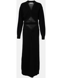 Christopher Esber - Maxikleid Aus Wolle Und Kaschmir - Lyst