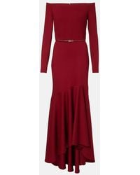 Elie Saab - Off-Shoulder-Robe Aus Jersey - Lyst