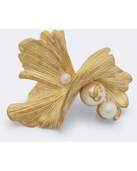Jimmy Choo - Wave Embellished Ring - Lyst