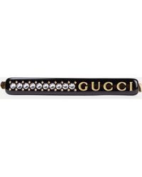 Gucci - Logo Embellished Hair Clip - Lyst