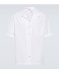 Valentino - Oversized Cotton Poplin Shirt - Lyst