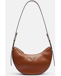 Prada - Arque Small Leather Shoulder Bag - Lyst