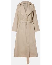 AYA MUSE - Cotton Gabardine Trench Coat - Lyst