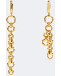DEHANCHE - Revenge Asymmetric Chain Drop Earrings - Lyst