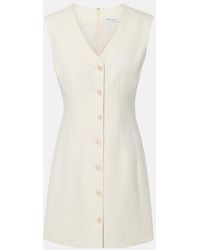 Veronica Beard - Devlin Cotton-Blend Twill Minidress - Lyst