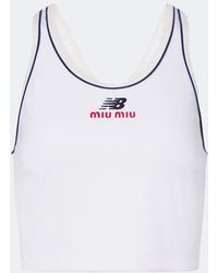 Miu Miu - X New Balance – Top Cropped - Lyst