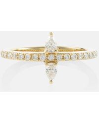 PERSÉE - Ring Hera aus 18kt Gelbgold mit Diamanten - Lyst