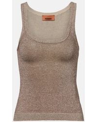 Missoni - Knitted Lame Tank Top - Lyst