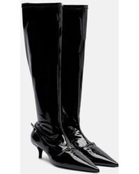 Magda Butrym - Patent Leather Knee-High Boots - Lyst