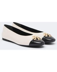 Tory Burch - Charlie Leather Ballet Flats - Lyst