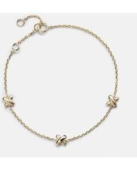 STONE AND STRAND - Golden Kisses 14Kt Chain Bracelet - Lyst