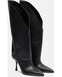 Balmain - Stiefel Twist 95 Aus Leder - Lyst