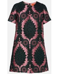 La DoubleJ - Mini Swing Jacquard Minidress - Lyst