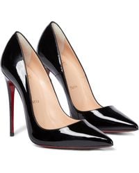 Christian Louboutin So Kate 120 Patent Leather Court Shoes - Black