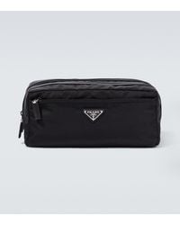 Prada - Re-Nylon Leather-Trimmed Travel Bag - Lyst