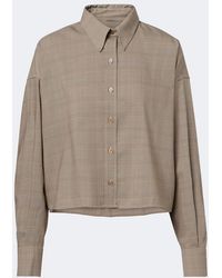 Frankie Shop - Arlen Plaid Wool-Blend Shirt - Lyst